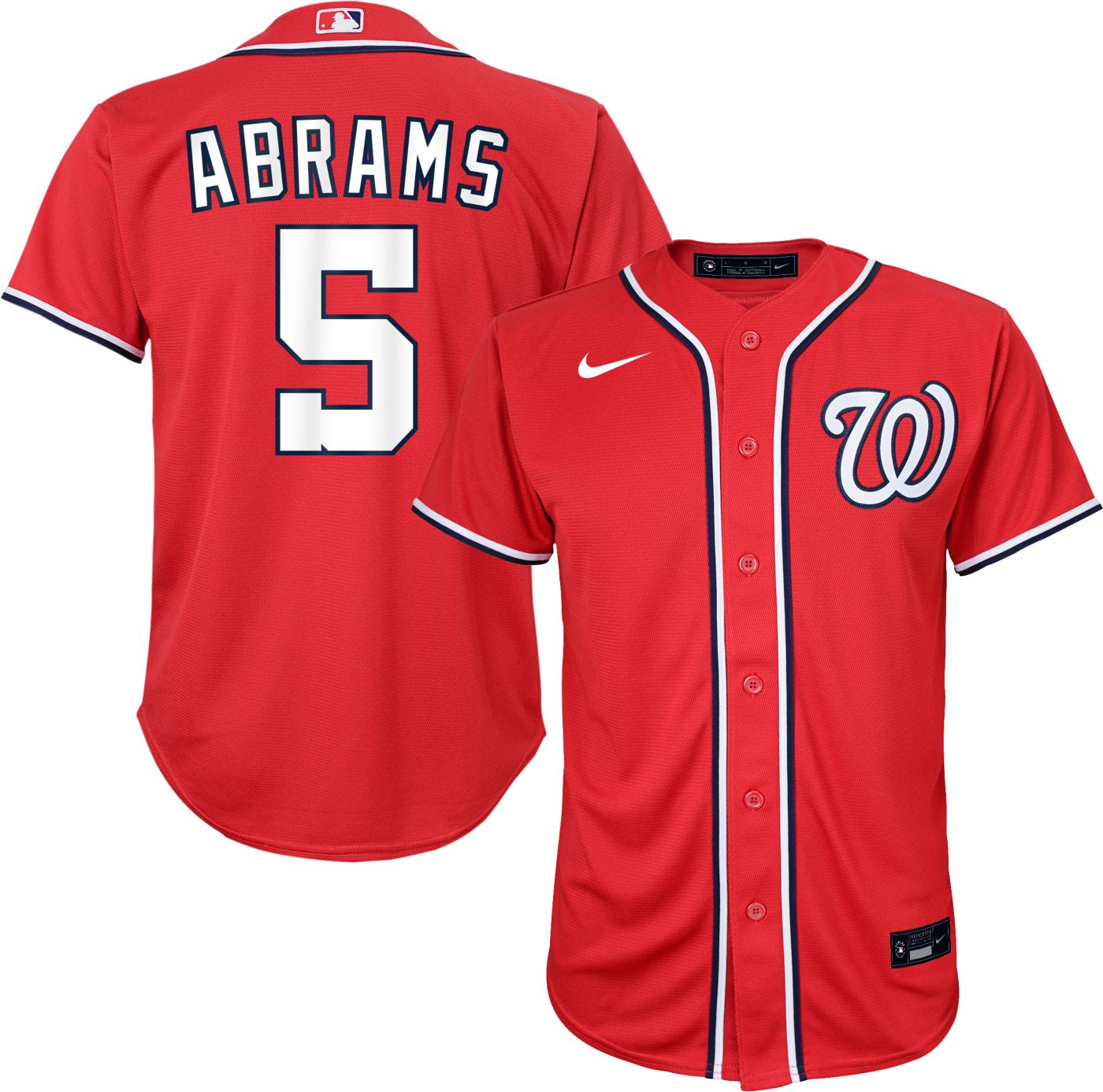 Nationals red jersey hotsell