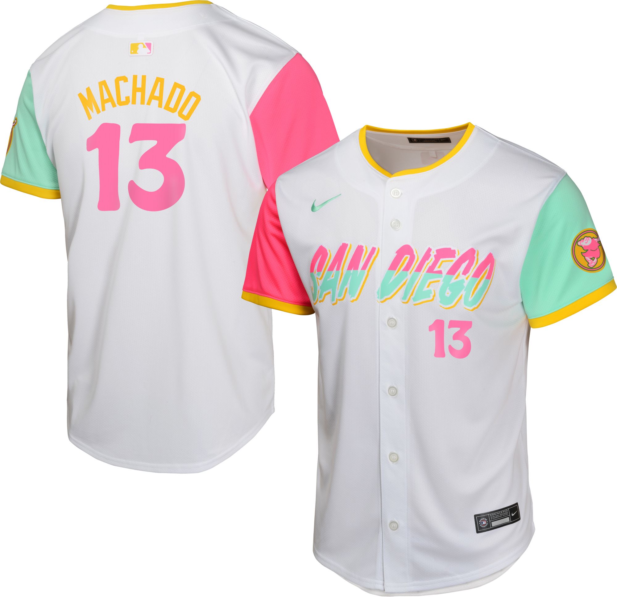Nike Youth San Diego Padres City Connect Manny Machado #13 Limited Vapor Jersey product image