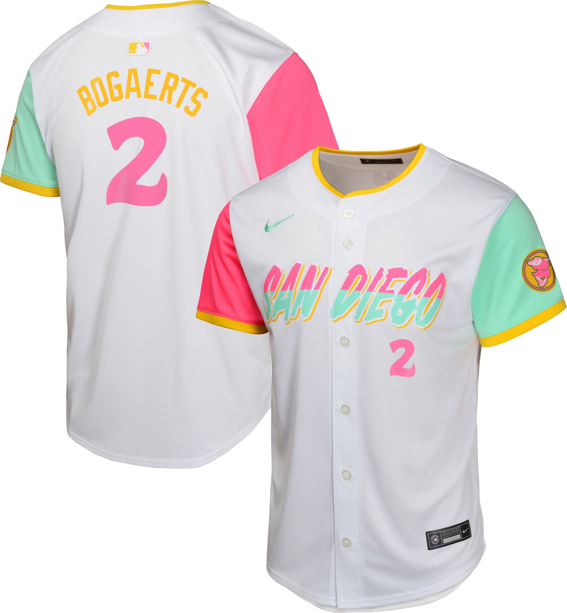 Nike Youth San Diego Padres City Connect Xander Bogaerts #2 Limited Vapor Jersey product image
