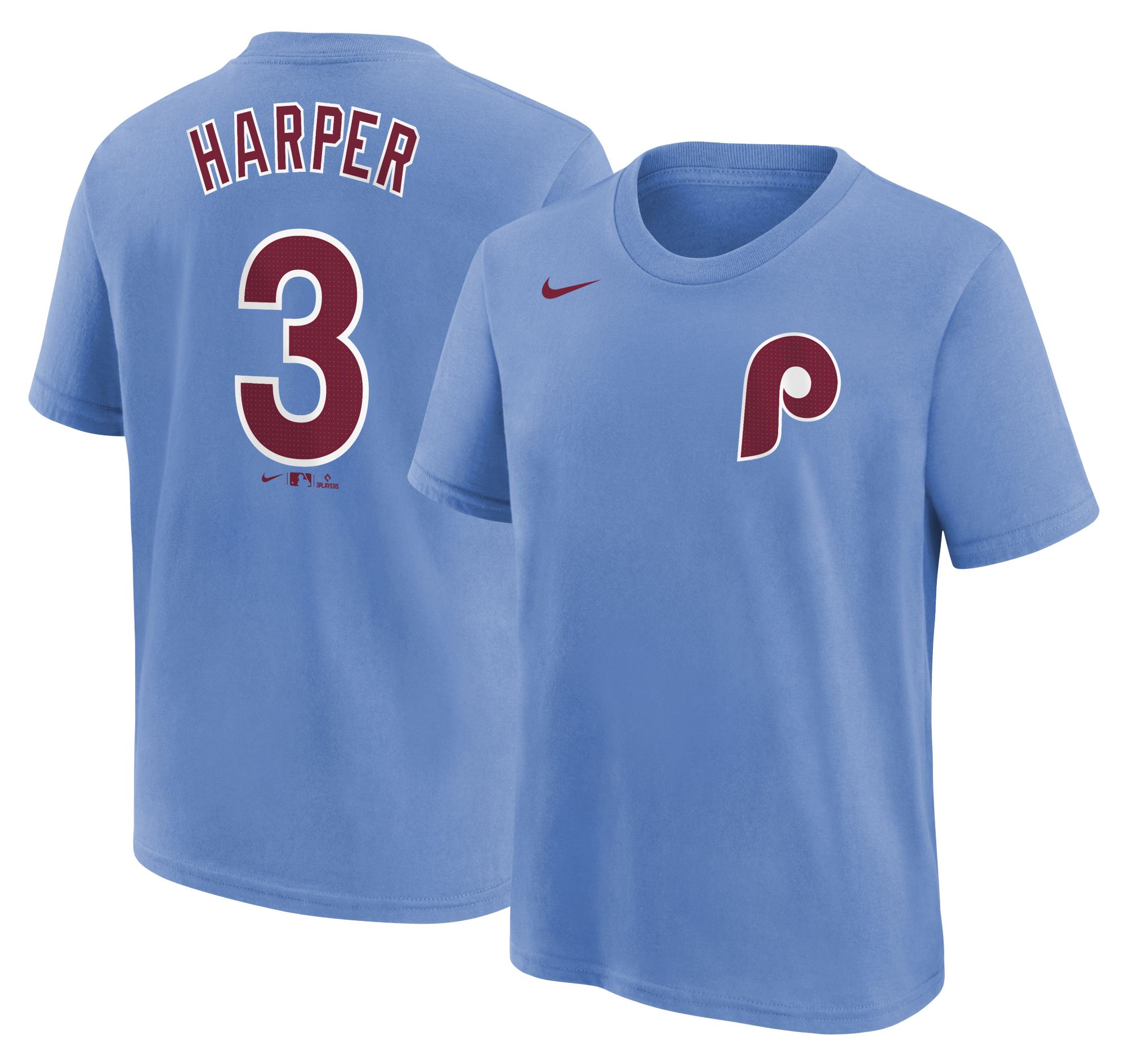 Nike Youth Philadelphia Phillies Bryce Harper #3 Blue T-Shirt product image