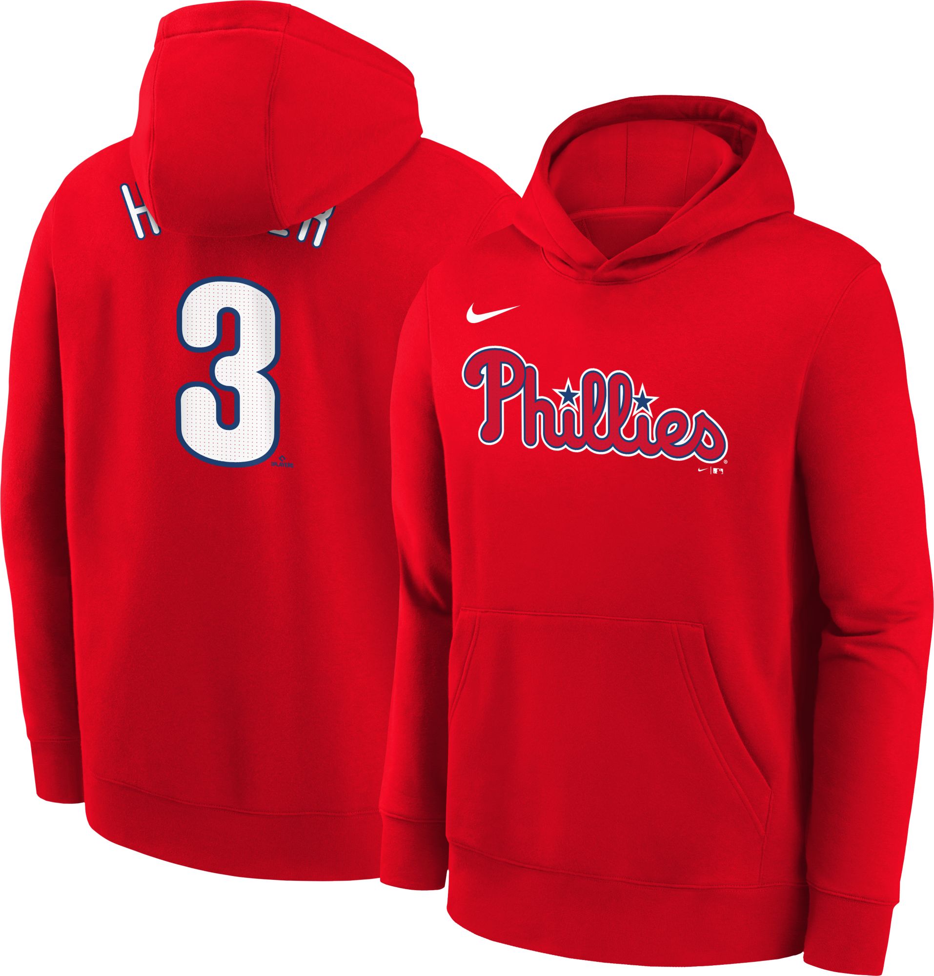 Nike Youth Philadelphia Phillies Bryce Harper #3 Red Hoodie product image