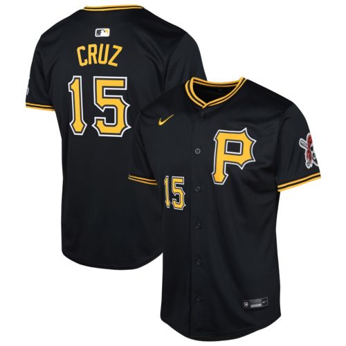 Nike Youth Pittsburgh Pirates Oneil Cruz #15 Black Limited Vapor