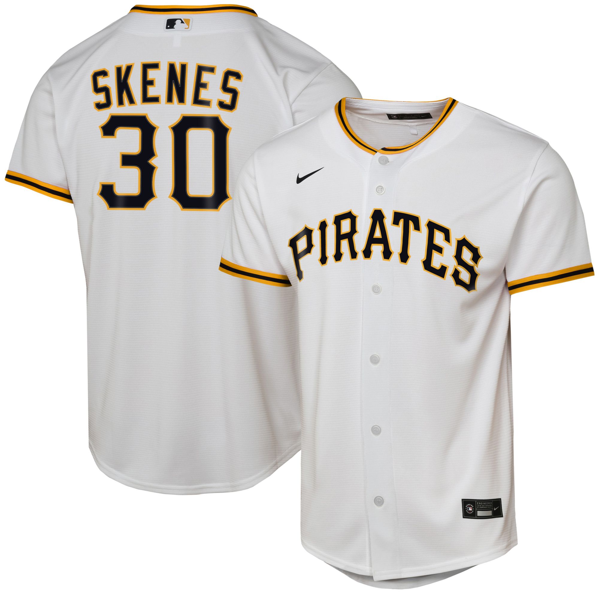 MLB Youth Pittsburgh Pirates Paul Skenes #30 White Replica Jersey product image