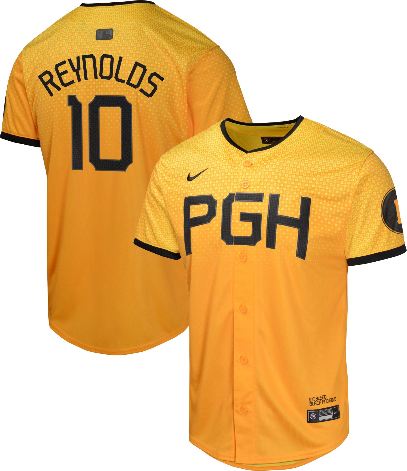 Nike Youth Pittsburgh Pirates City Connect Bryan Reynolds #10 Limited Vapor Jersey product image