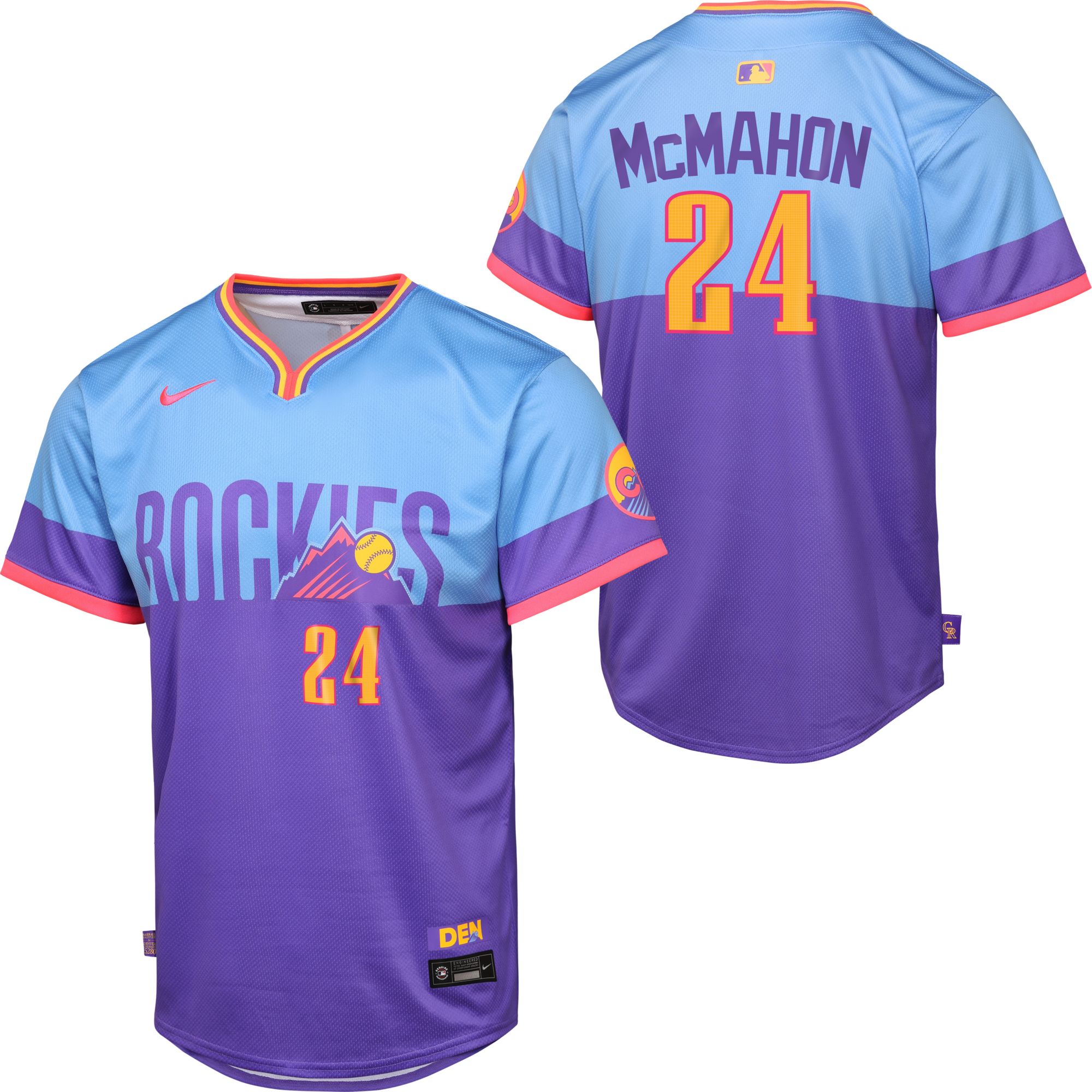 Nike Youth Colorado Rockies Ryan McMahon #24 City Connect Limited Vapor Jersey product image