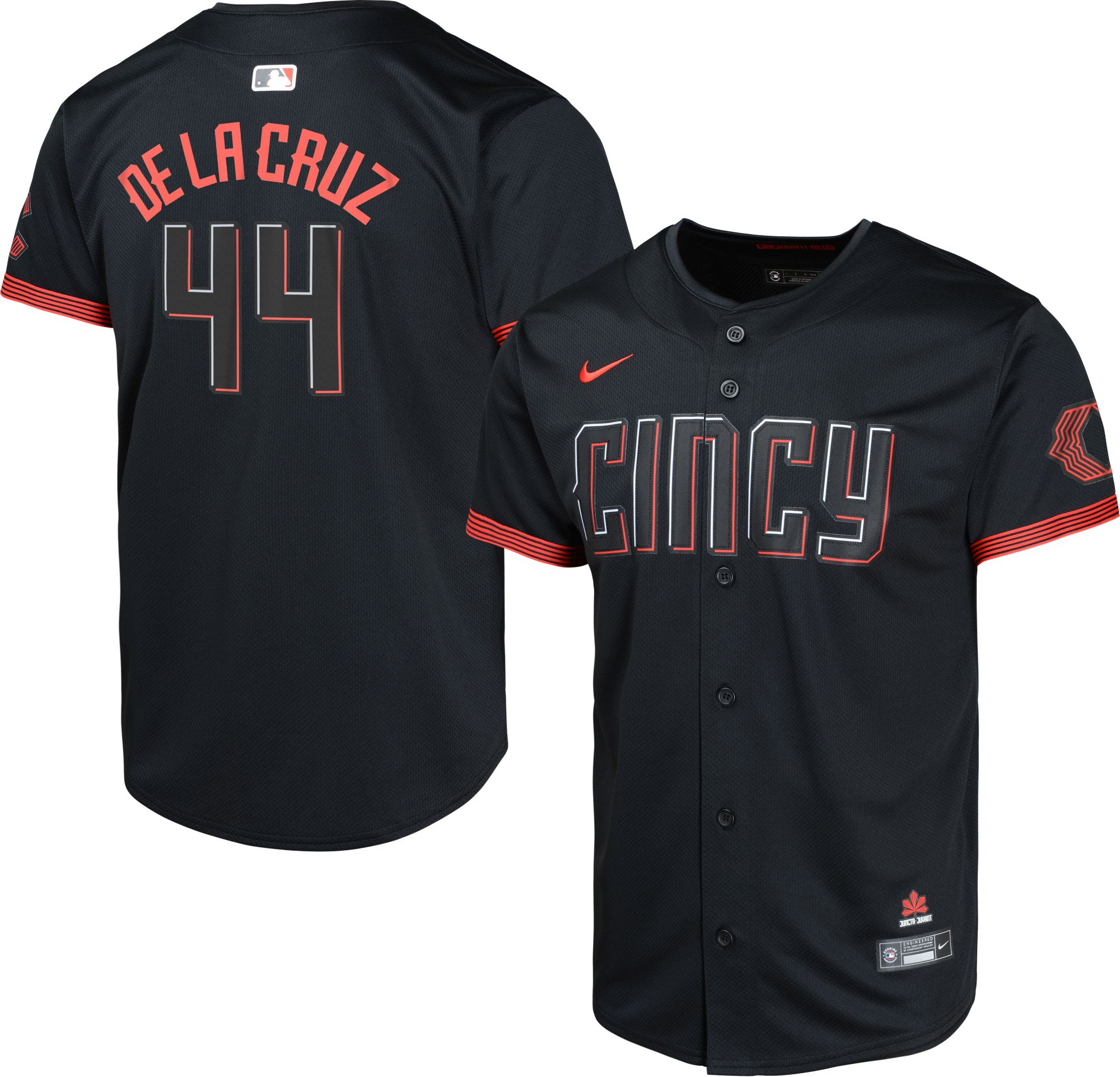 Nike Youth Cincinnati Reds City Connect Elly De La Cruz #44 Limited Vapor Jersey product image