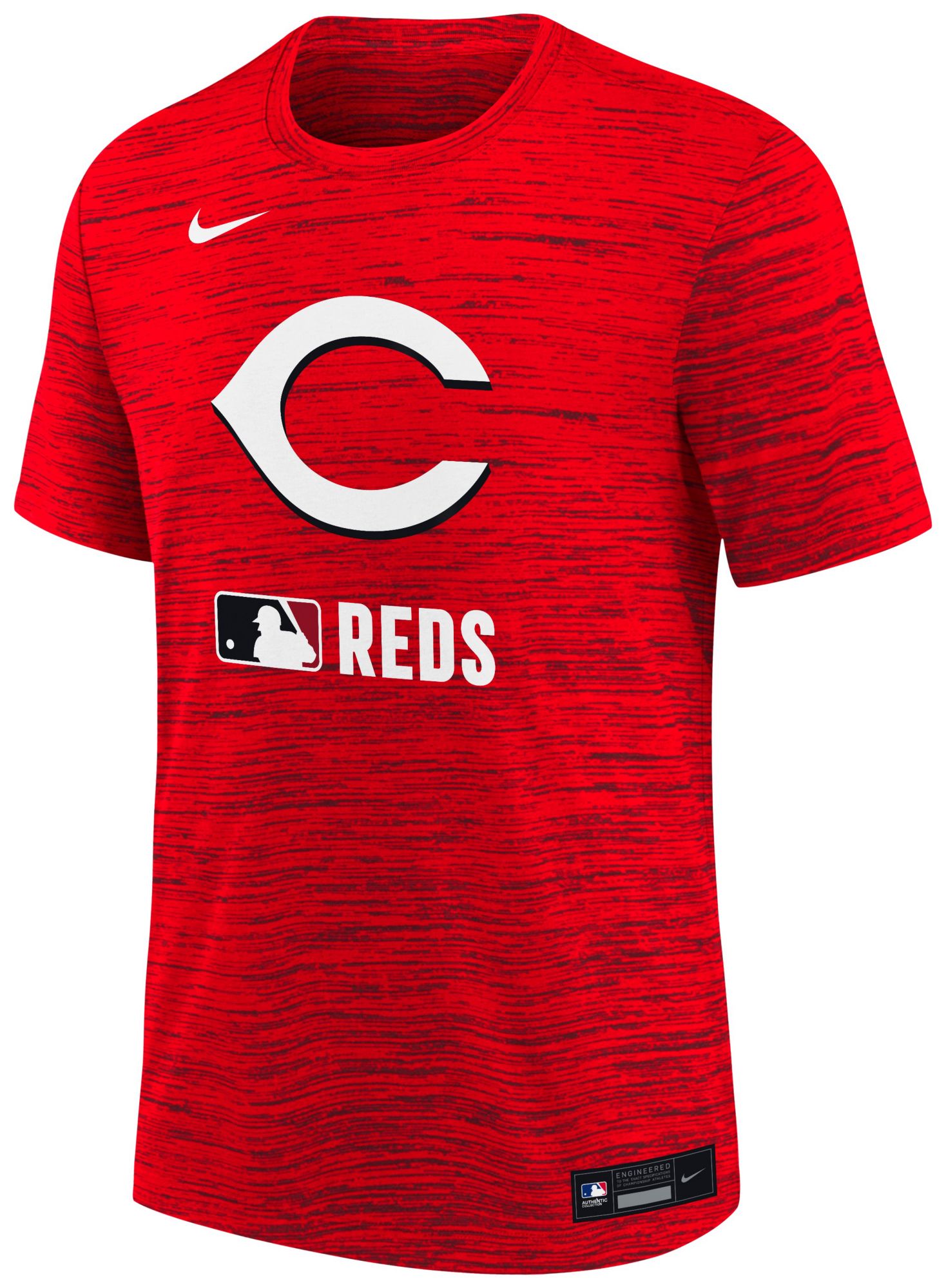 Nike Youth Cincinnati Reds Velocity Red T-Shirt product image