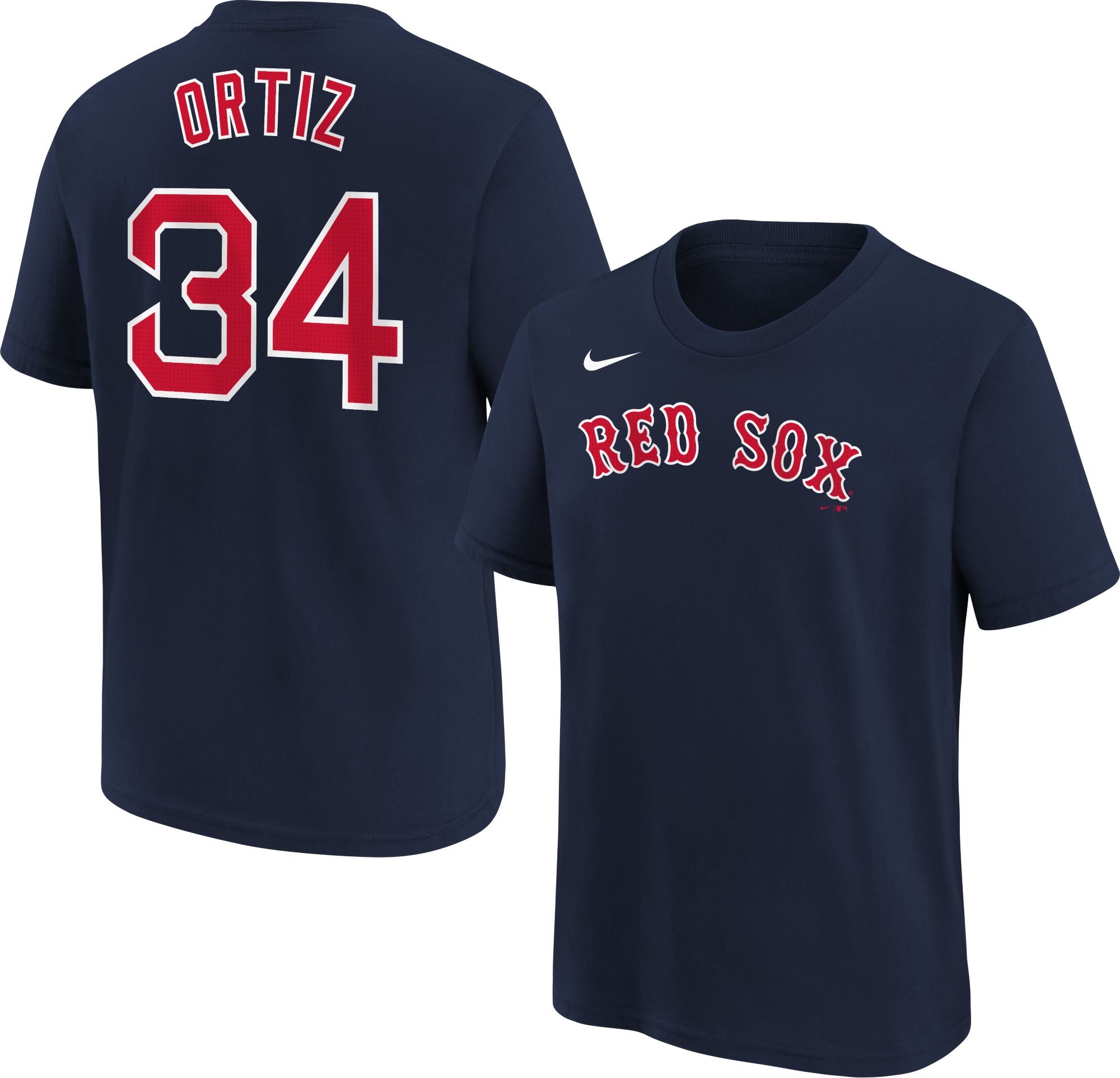 Nike Youth Boston Red Sox David Ortiz #34 Navy Home T-Shirt product image