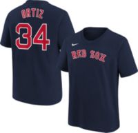応援グッズ BOSTON RED SOX DAVID ORTIZ#34 GAME SHIRT Nike Youth Boston Red Sox David Ortiz #34 Navy Home T-Shirt