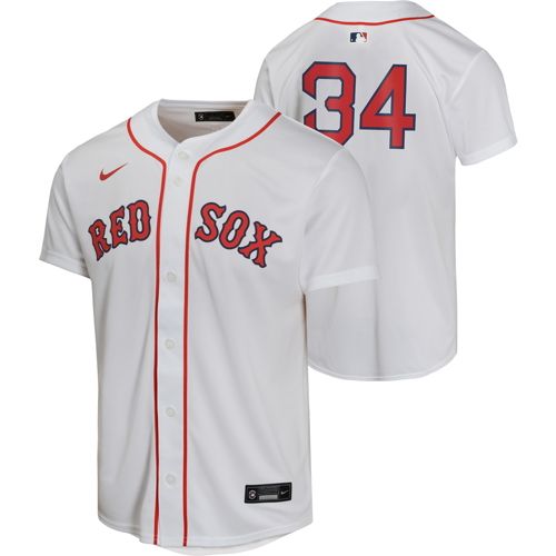 MLB Team Apparel Girls' Boston Red Sox Tan Blitz Cropped Hoodie