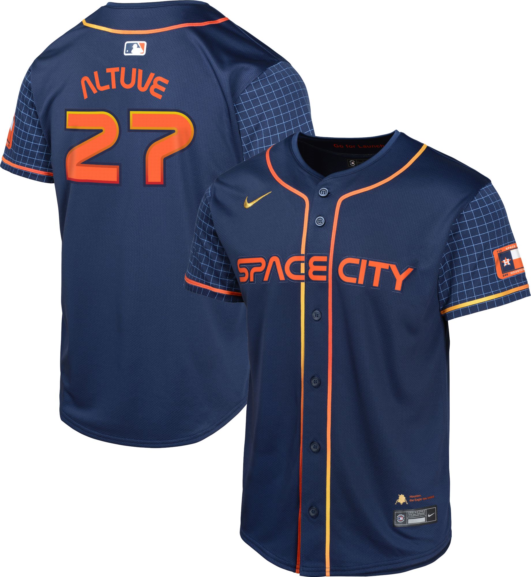 Nike Youth Houston Astros City Connect José Altuve #27 Limited Vapor Jersey product image