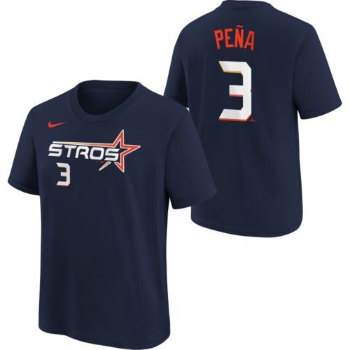 Nike Youth Houston Astros Yordan Álvarez #44 City Connect Navy T