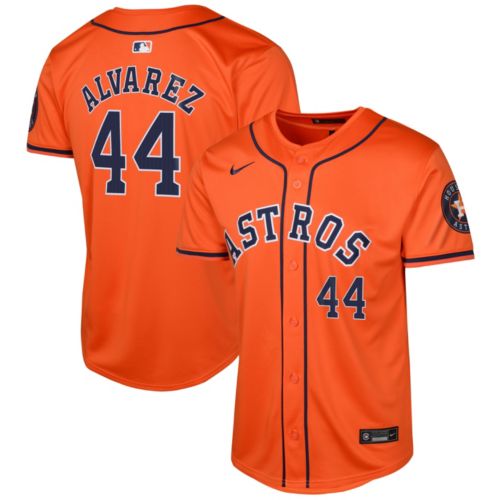 Nike Youth Houston Astros Jeremy Peña #3 Orange Alternate Cool