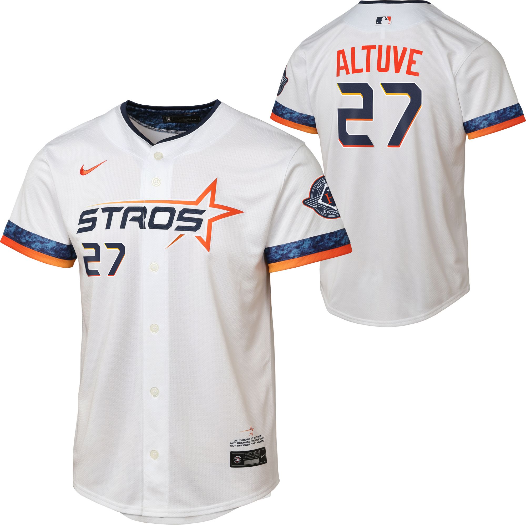 Nike Youth Houston Astros City Connect Jose Altuve #27 Limited Vapor Jersey product image