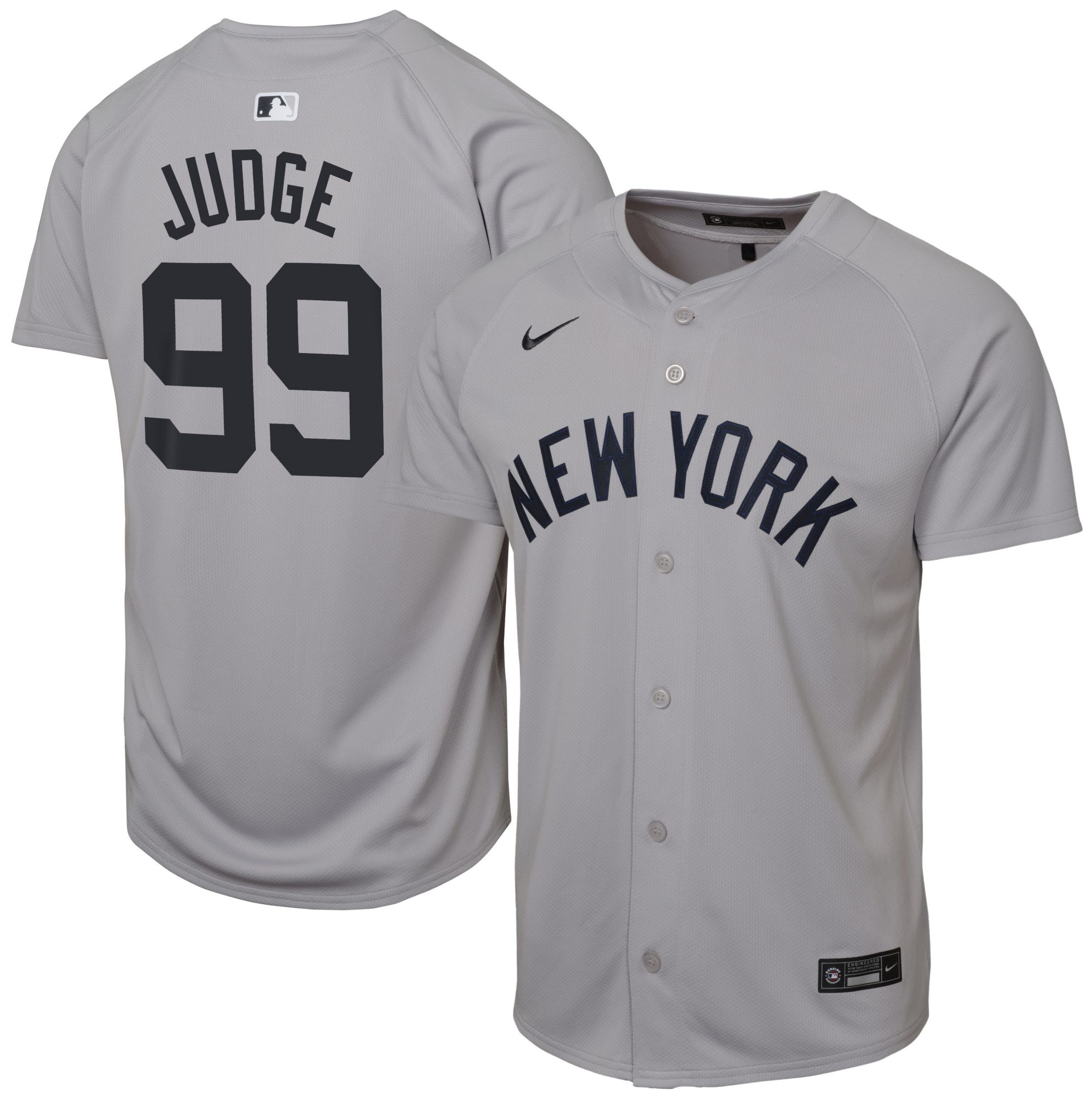Nike Youth New York Yankees Grey Aaron Judge #99 Limited Jersey product image