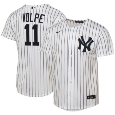 sorry, MLB Youth New York Yankees Anthony Volpe #11 White Replica Jersey is currently out of stock