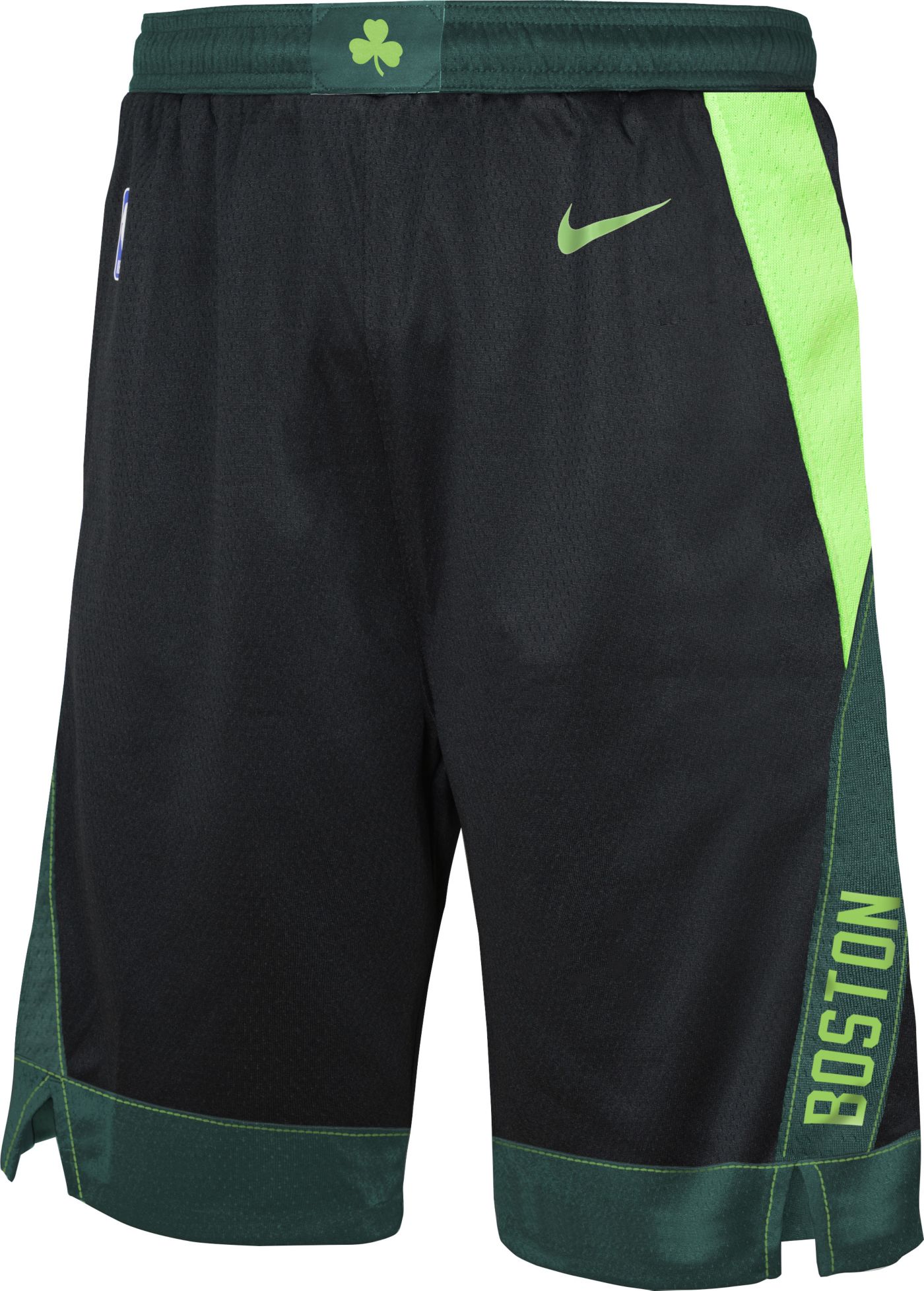 Nike Youth Black Boston Celtics 2024 25 City Edition Swingman Performance Shorts