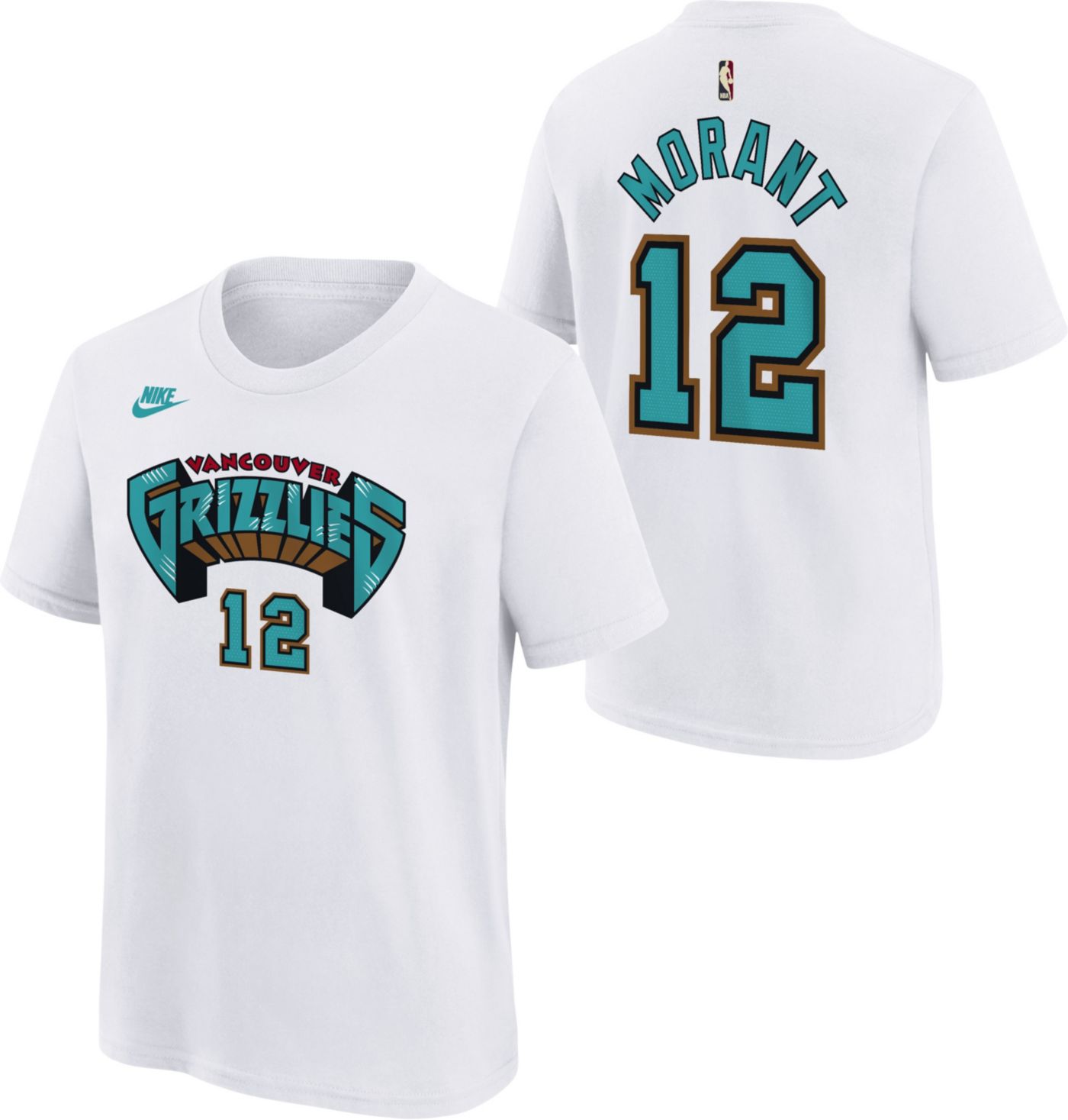 Nike Youth Memphis Grizzlies Ja Morant 12 Hardwood Classic T Shirt Dick s Sporting Goods