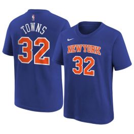 Nike Youth New York Knicks Karl-Anthony Towns #32 Icon T