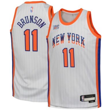 sorry, Nike Youth 2024-25 City Edition New York Knicks Jalen Brunson #11 Swingman Jersey is currently out of stock