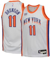 Nike Youth 2024-25 City Edition New York Knicks Jalen Brunson #11 Swingman Jersey