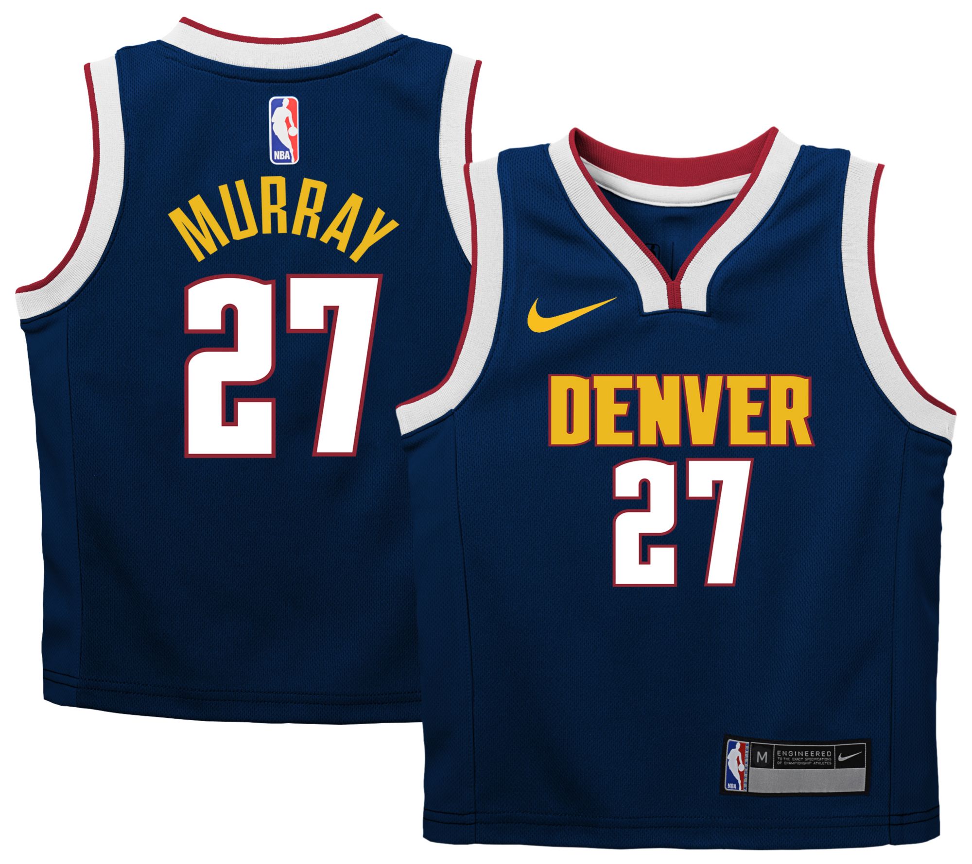 Nike Little Kids' Denver Nuggets Jamal Murray #27 Swingman Icon Jersey product image