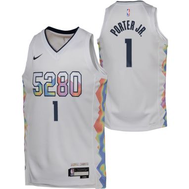 sorry, Nike Youth 2024-25 City Edition Denver Nuggets Michael Porter Jr. #1 Swingman Jersey is currently out of stock