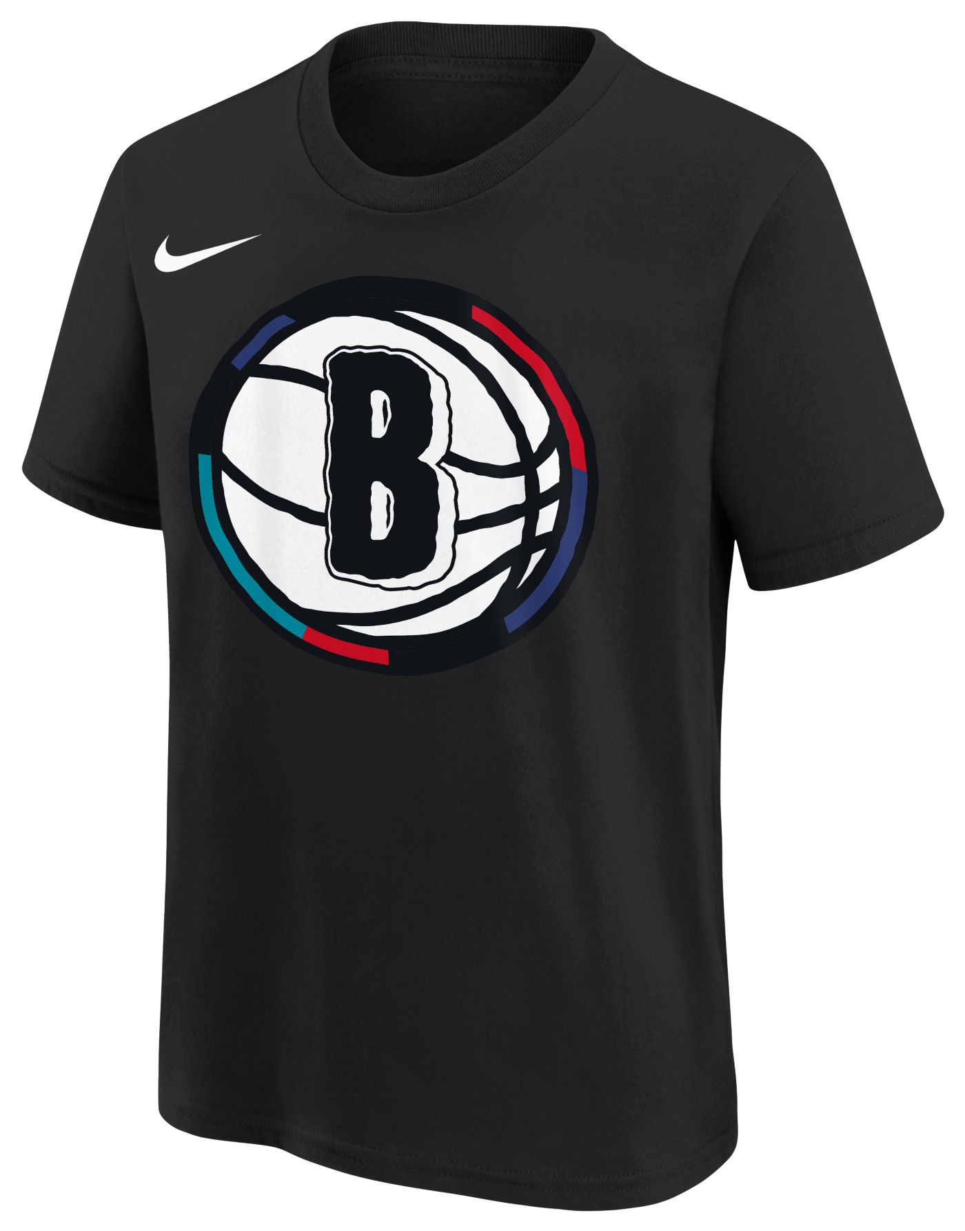 Nike Youth 2024 25 City Edition Brooklyn Nets Essential T Shirt Large Black