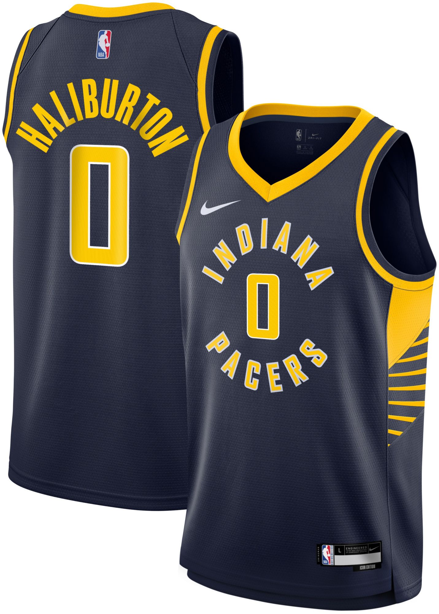 Nike Youth Indiana Pacers Tyrese Haliburton #0 Swingman Icon Jersey product image