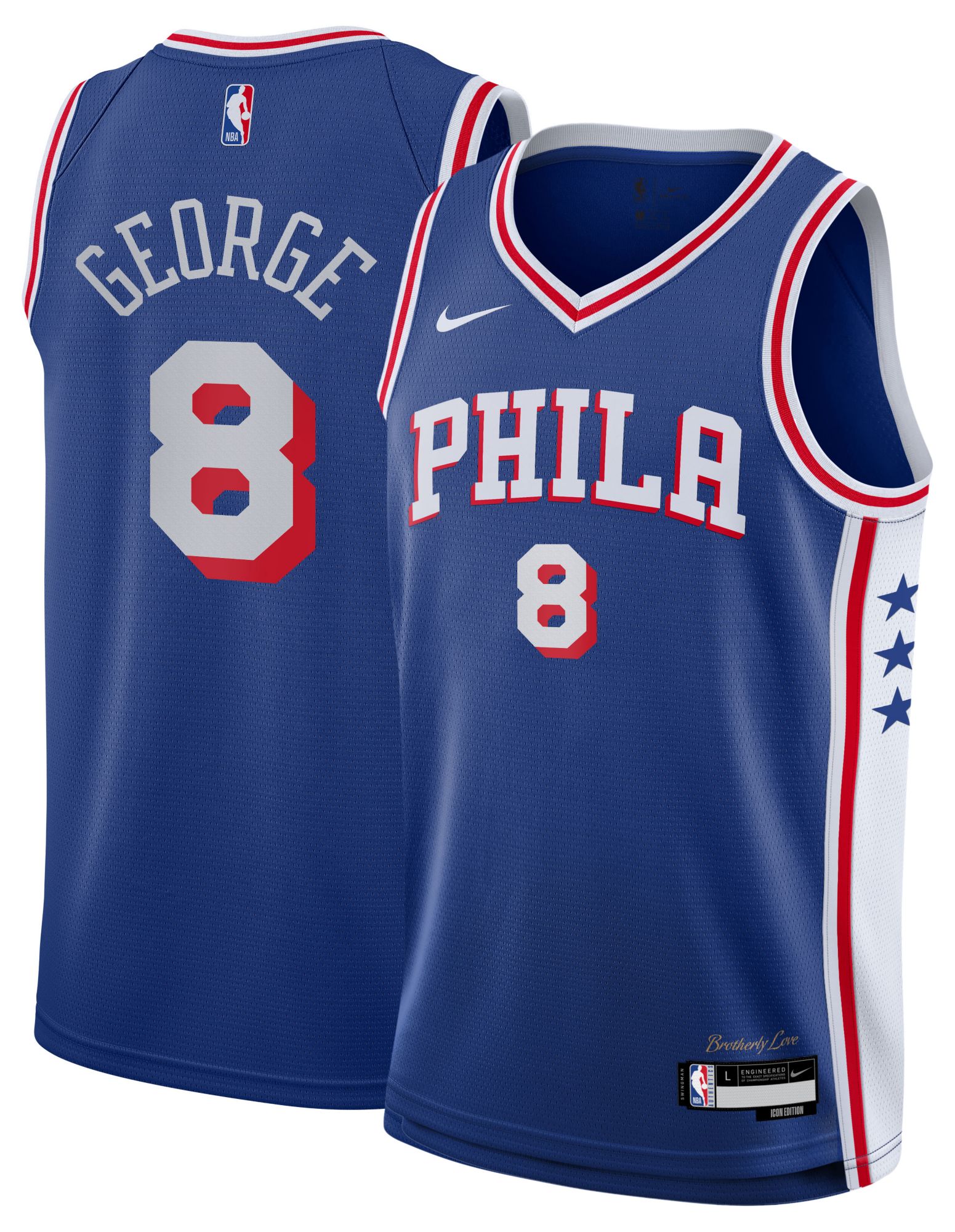Nike Youth Philadelphia 76ers Paul George #8 Swingman Icon Jersey product image
