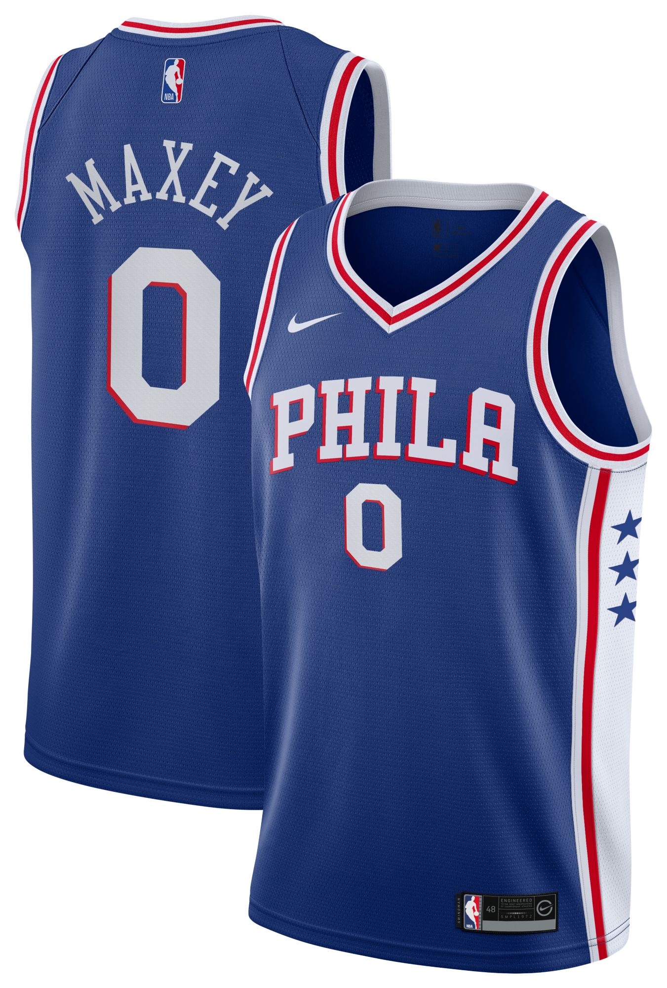 Nike Youth Philadelphia 76ers Tyrese Maxey #0 Swingman Icon Jersey product image