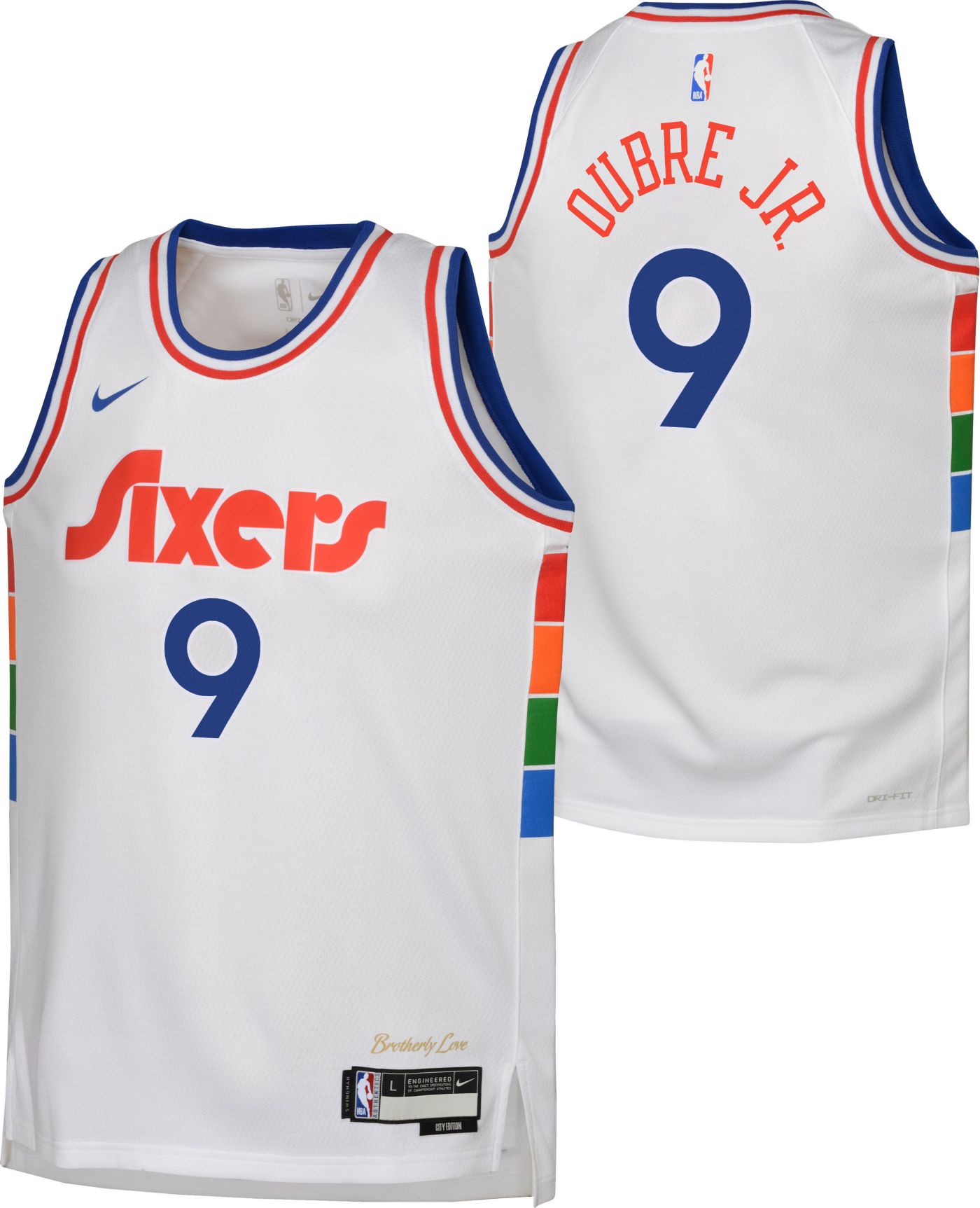 Nike Youth 2024 25 City Edition Philadelphia 76ers Kelly Oubre Jr 9 Swingman Jersey Dick s Sporting Goods