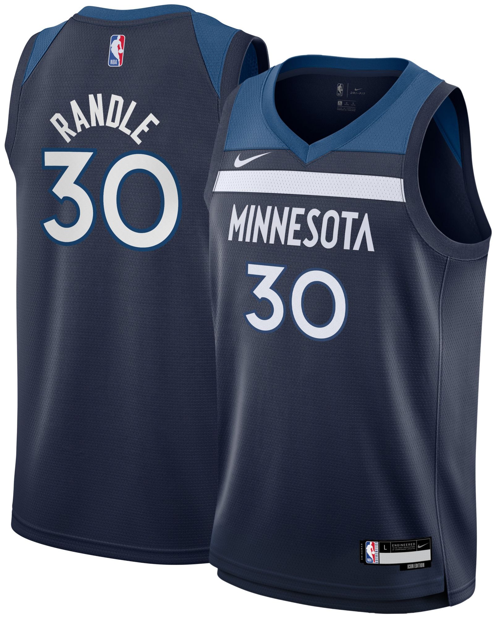 Nike Youth Minnesota Timberwolves Julius Randle #30 Swingman Icon Jersey product image