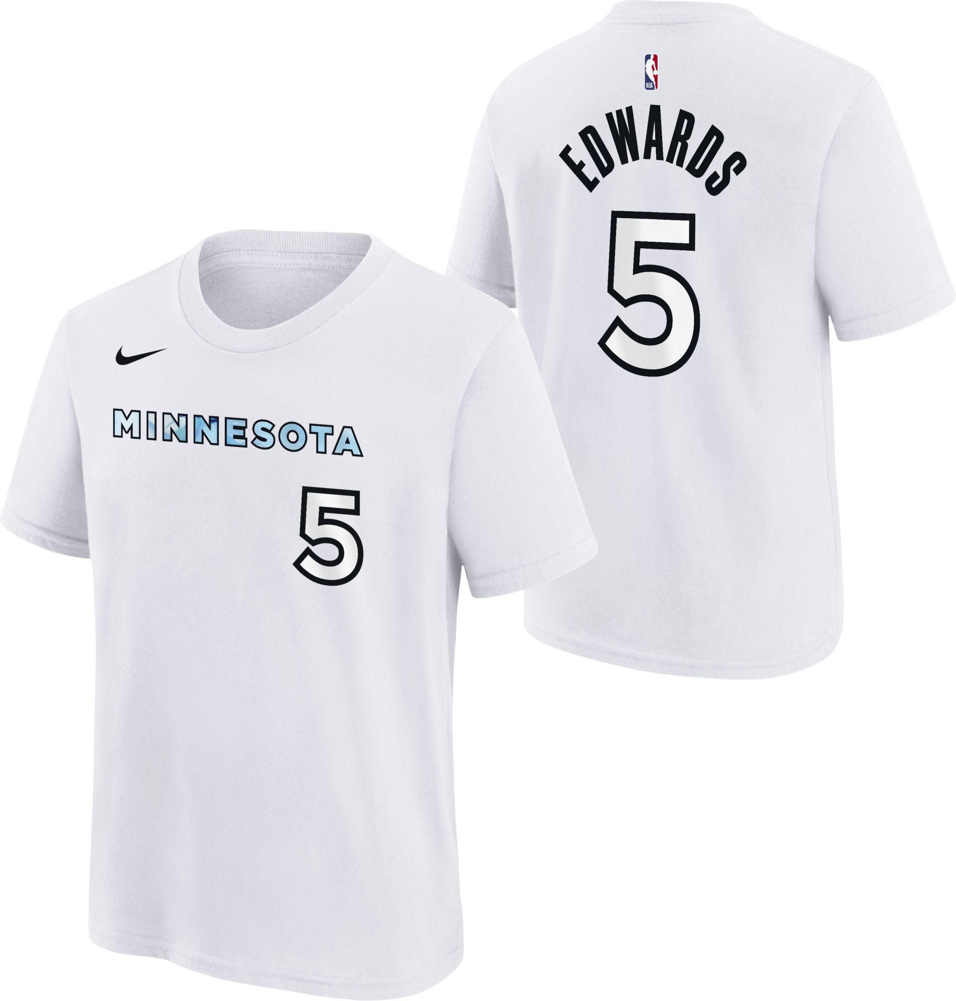 Nike Youth 2024-25 City Edition Minnesota Timberwolves Anthony Edwards #5 T-Shirt product image