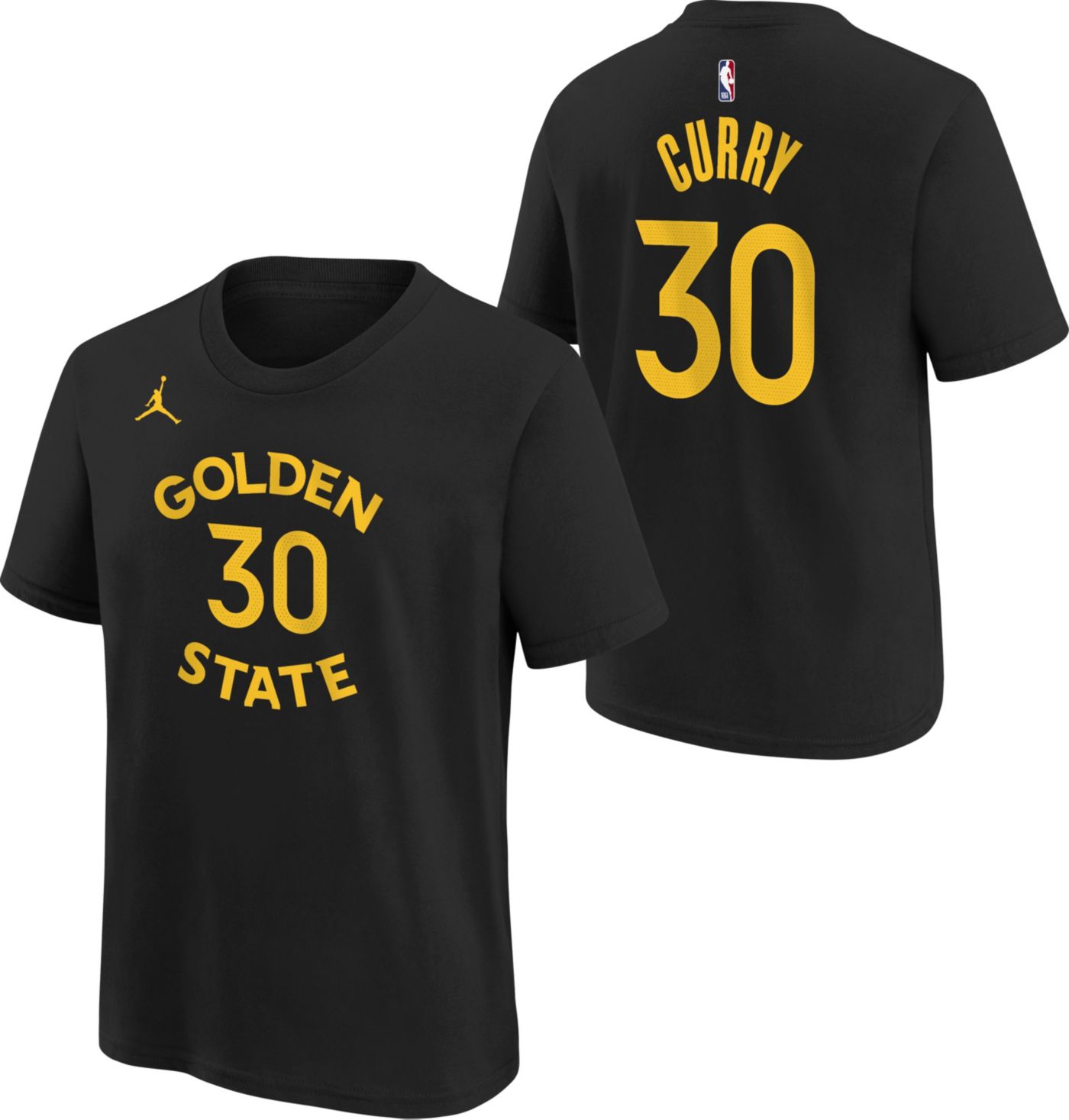 Nike Youth Golden State Warriors Black Steph Curry 30 T Shirt Dick s Sporting Goods