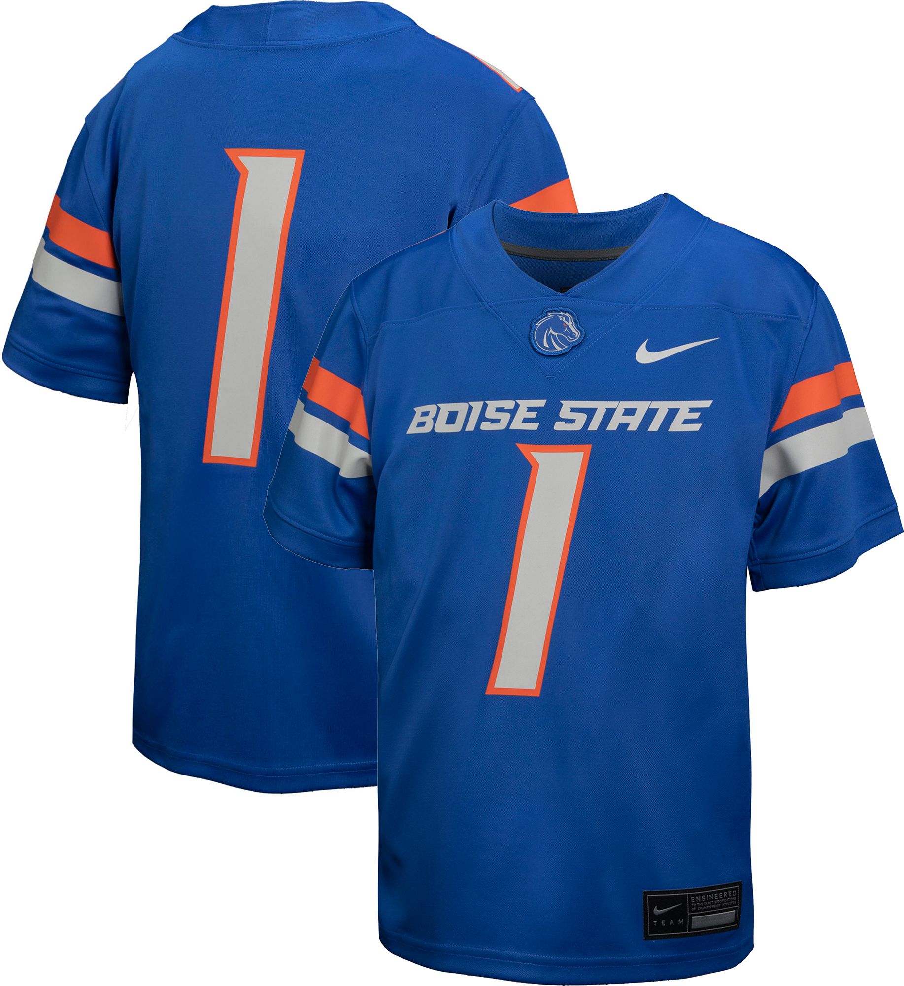 Nike Youth Boise State Broncos #1 Blue Replica Football Jersey product image