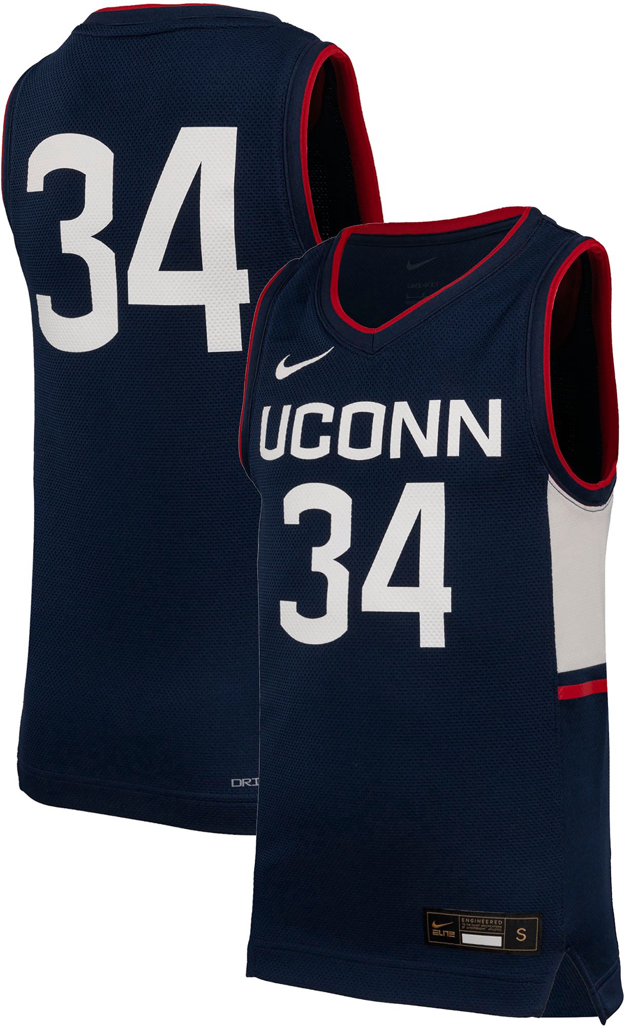 Nike Youth UConn Huskies Blue Replica Basketball Jersey product image