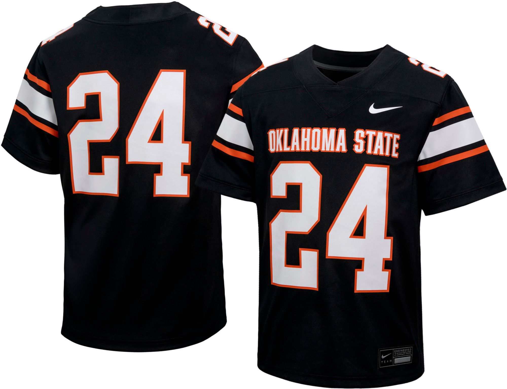 Nike Youth Oklahoma State Cowboys #24 Black Replica Football Jersey product image