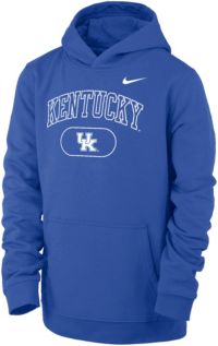 Nike Youth Kentucky Wildcats Blue Club Fleece Pill Arch Wordmark