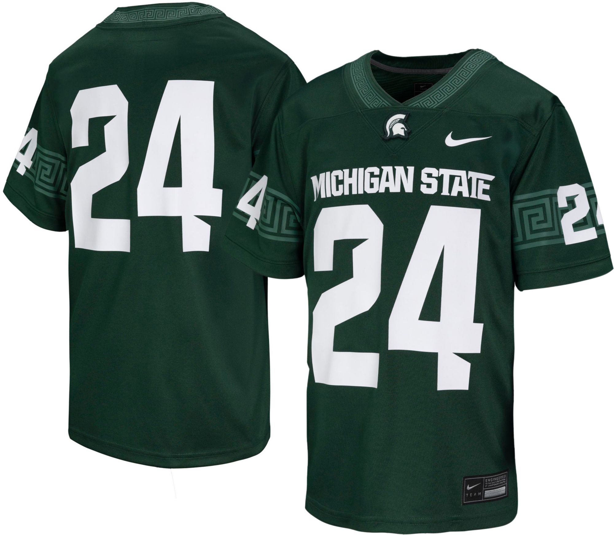 Nike Youth Michigan State Spartans #24 Green Replica Football Jersey product image