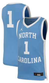 north carolina basketball jersey dress Youth NCAA Nike #1 Carolina Tar Heels Retro Replica Jersey, Light Blue, Medium rbfp2_1.0_10