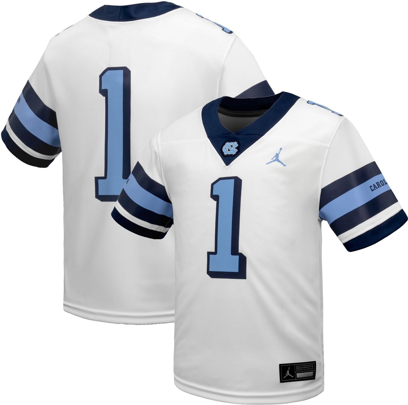 Unc football jersey sales