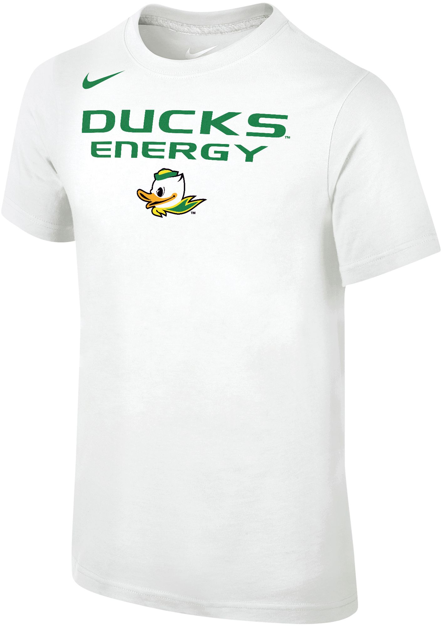 Nike Youth Oregon Ducks White Dri-FIT 'Energy' Bench T-Shirt