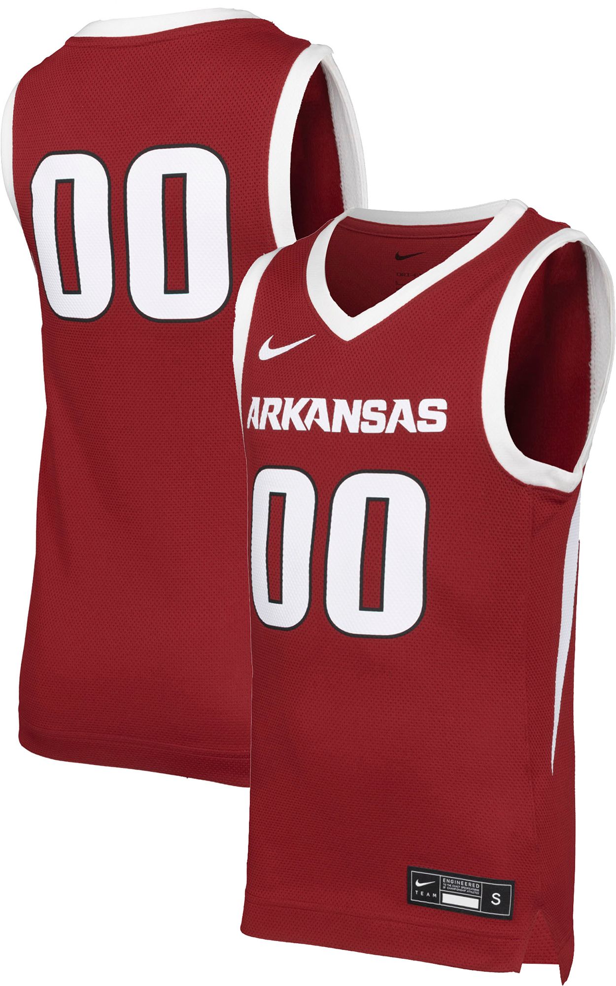 Nike Youth Arkansas Razorbacks Cardinal Replica Basketball Jersey product image