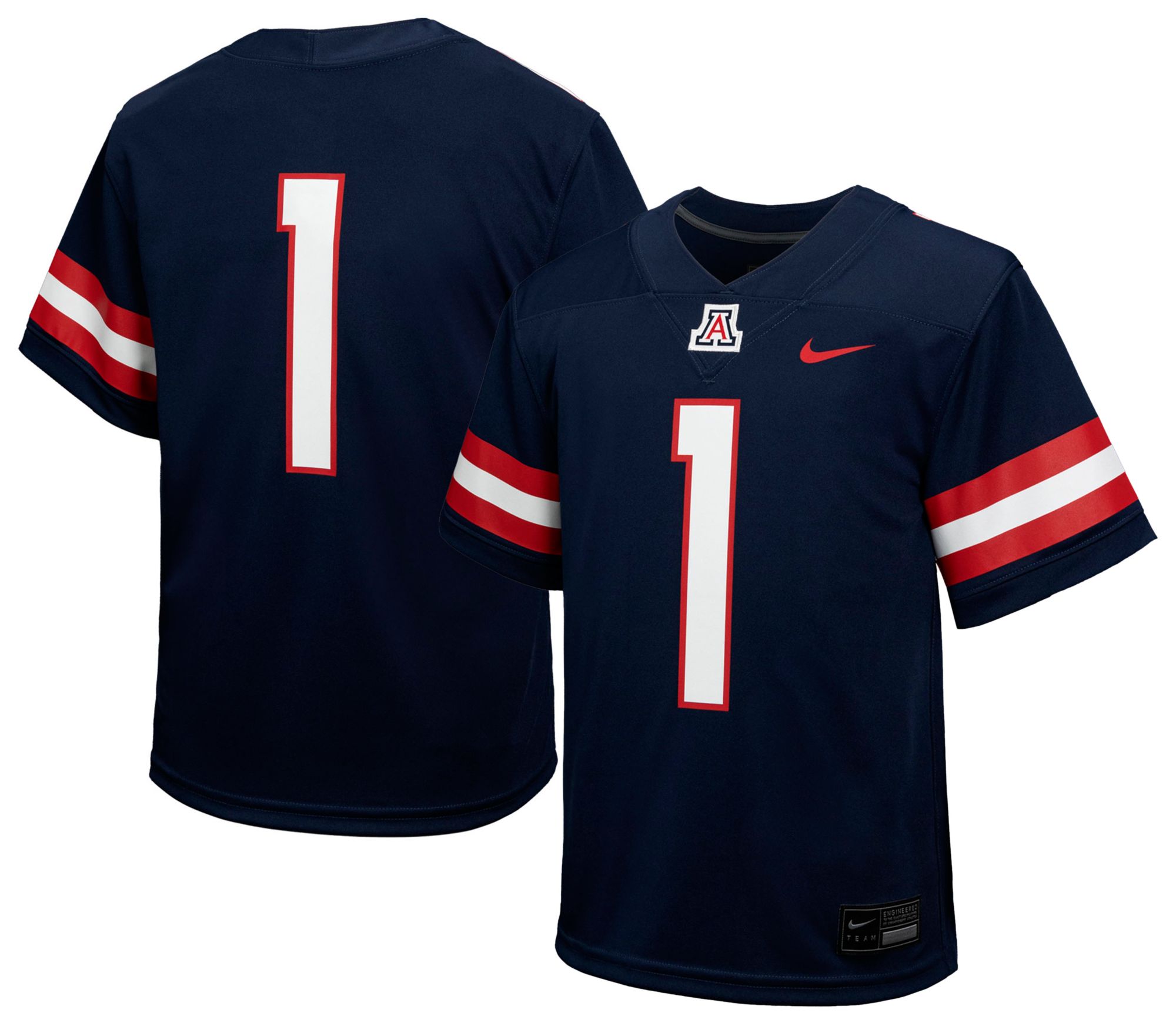 Nike Youth Arizona Wildcats #1 Navy Replica Football Jersey product image