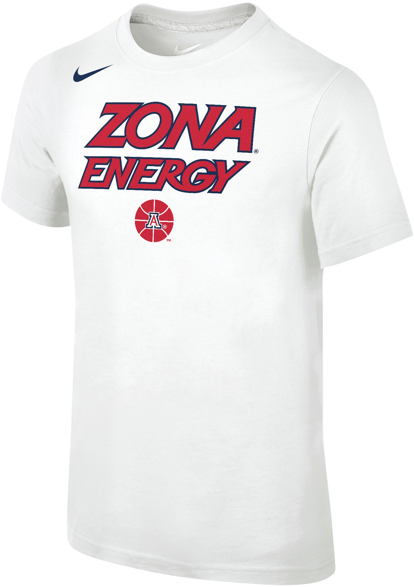 Nike Youth Arizona Wildcats White Dri-FIT 'Energy' Bench T-Shirt