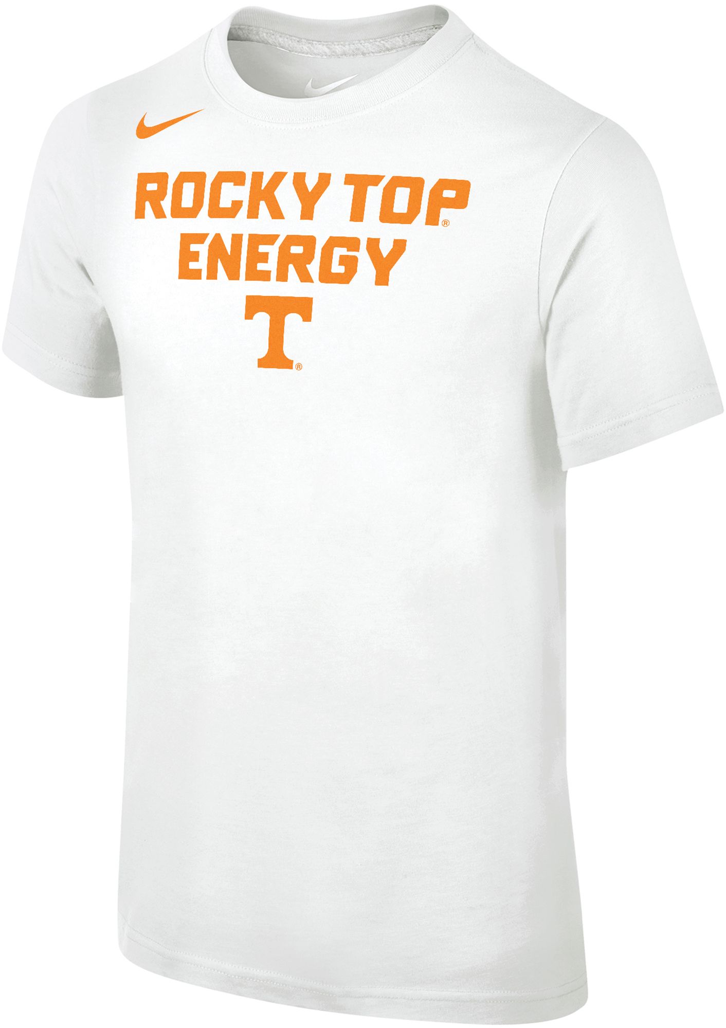 Nike Youth Tennessee Volunteers White Dri-FIT 'Energy' Bench T-Shirt