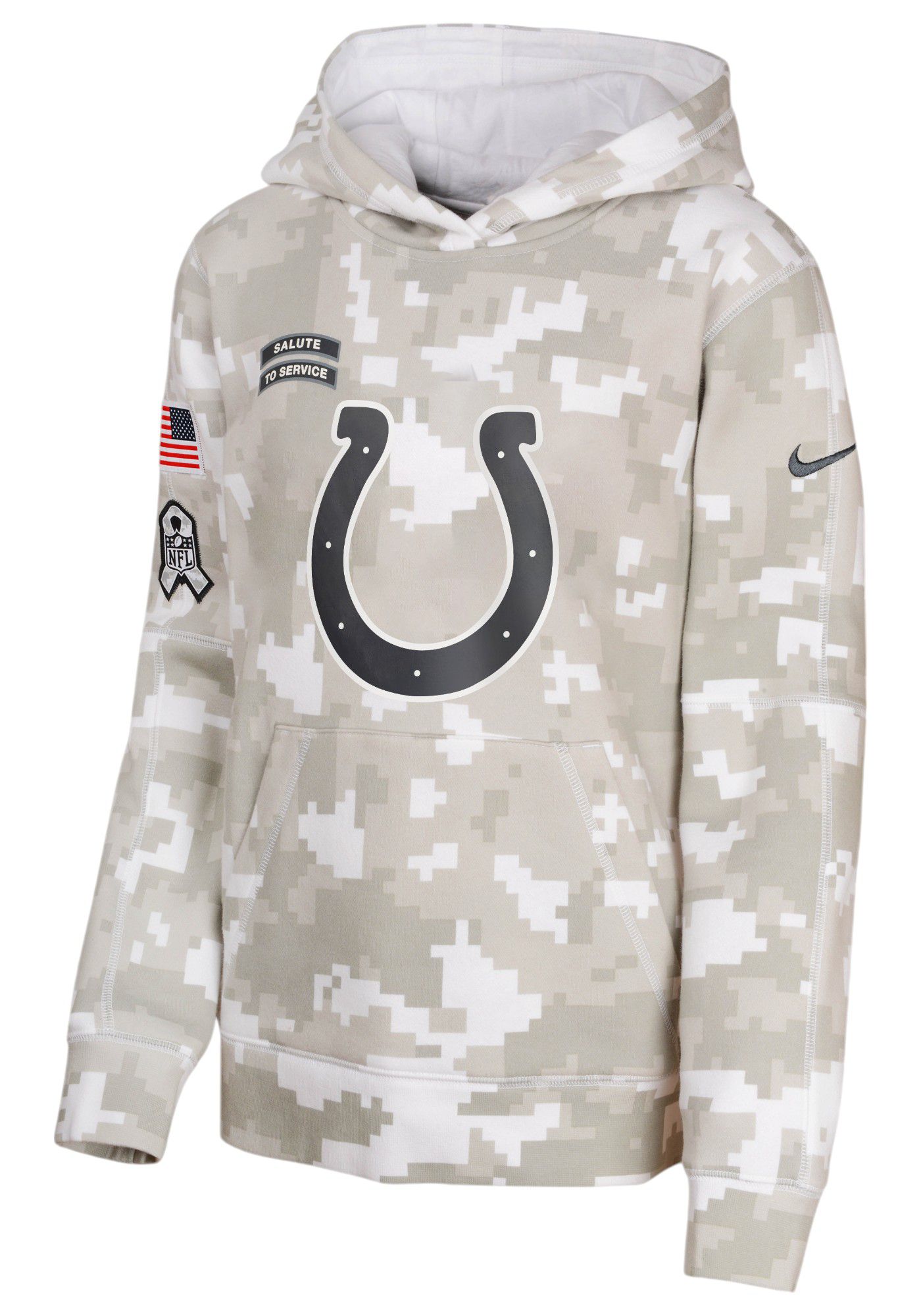 Nike Youth Indianapolis Colts Salute to Service 2024 Arctic Camo Pullover Hoodie Dick s Sporting Goods