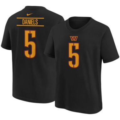 sorry, Nike Youth Washington Commanders Jayden Daniels Black T-Shirt is currently out of stock