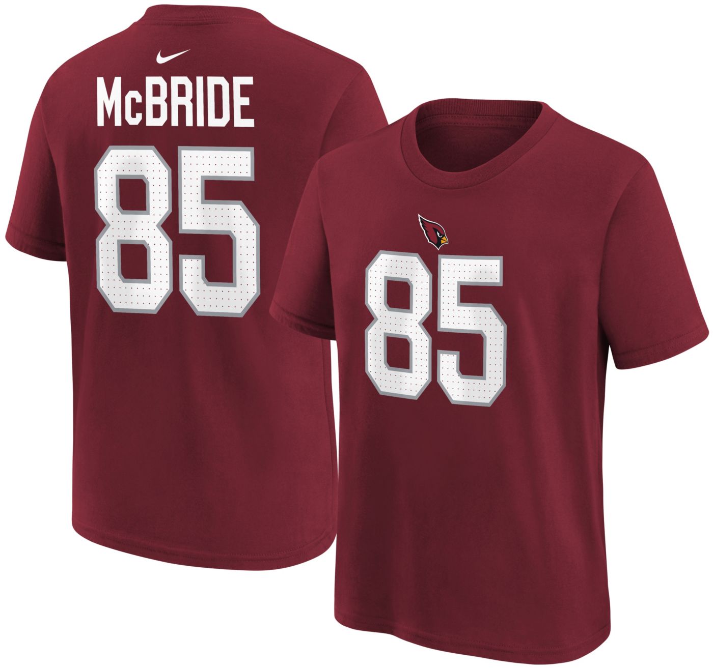 Nike Youth Arizona Cardinals Trey McBride 85 Red T Shirt Dick s Sporting Goods